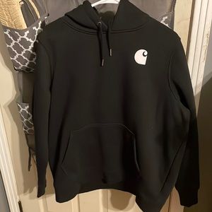 Black Carhartt hoodie relaxed fit size XL